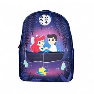 Disney Princess Little Mermaid Ariel and Prince Eric Loungefly Backpack